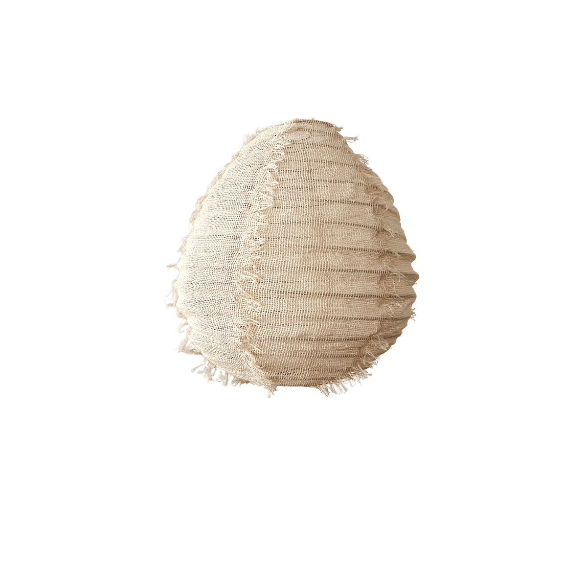 Wabi Sabi Natural linen hanging lamp