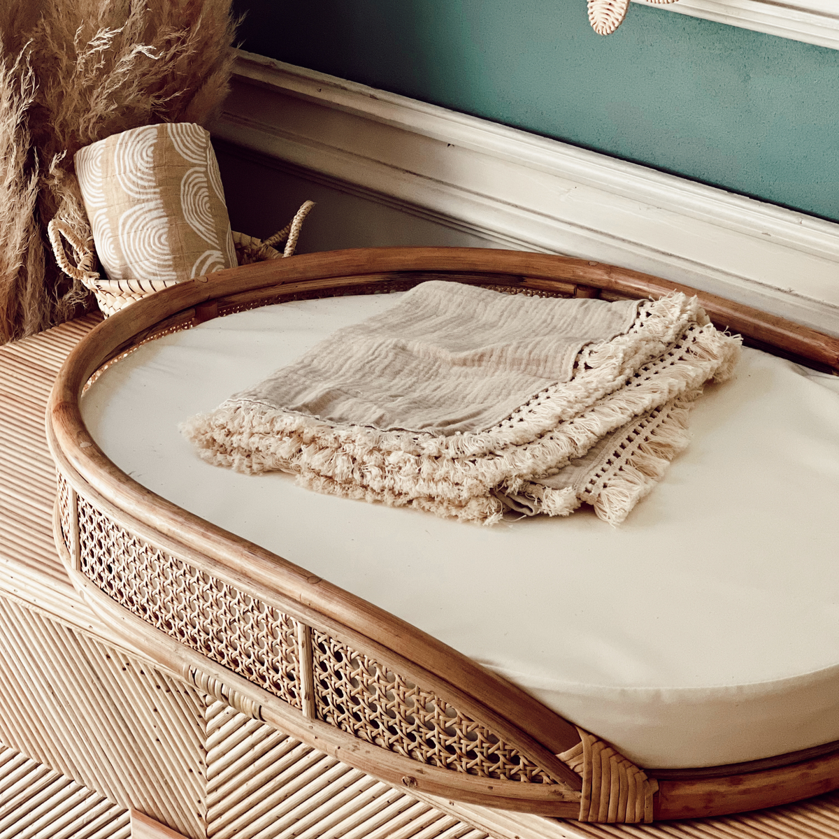 Nusa penida rattan changing basket