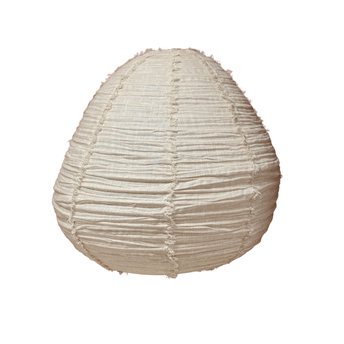 Linen hanging lamp Wabi Sabi Beige