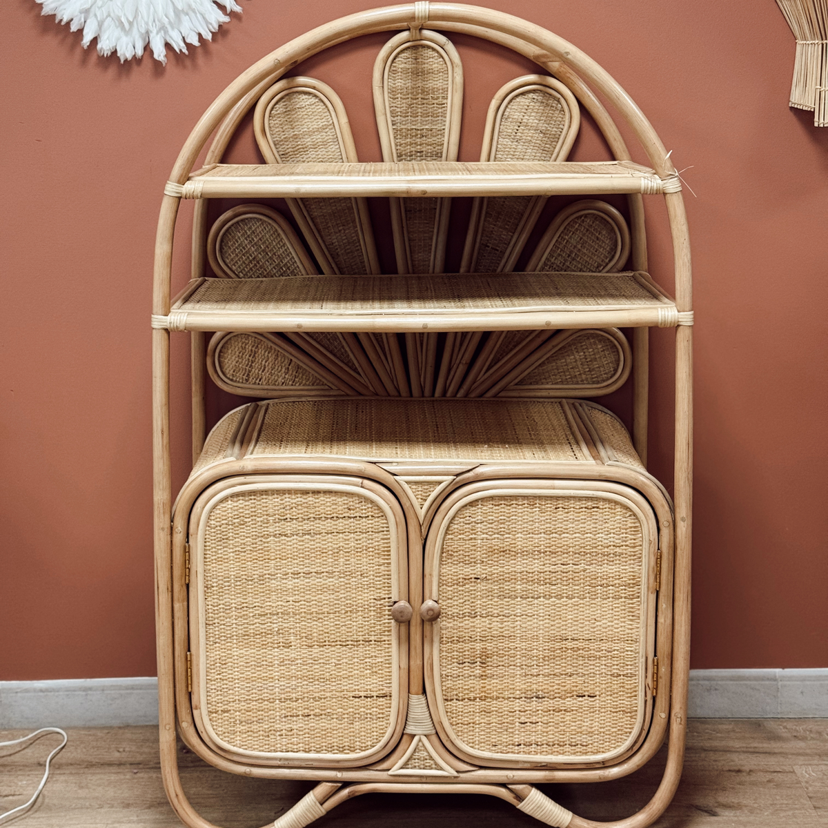 Cabinet en rotin Solal