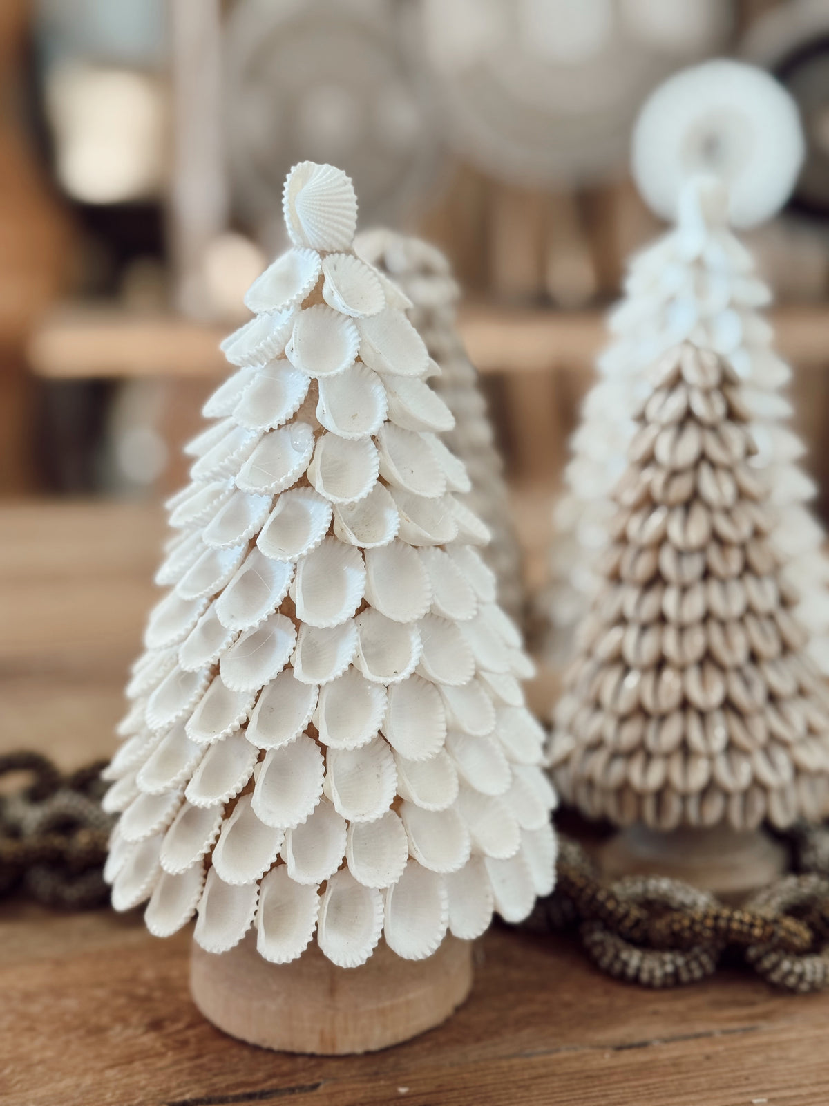 Sapin en coquillages – Déco artisanale de Noël