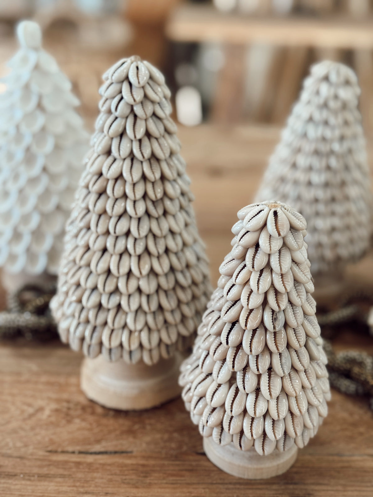 Sapin en coquillages – Déco artisanale de Noël