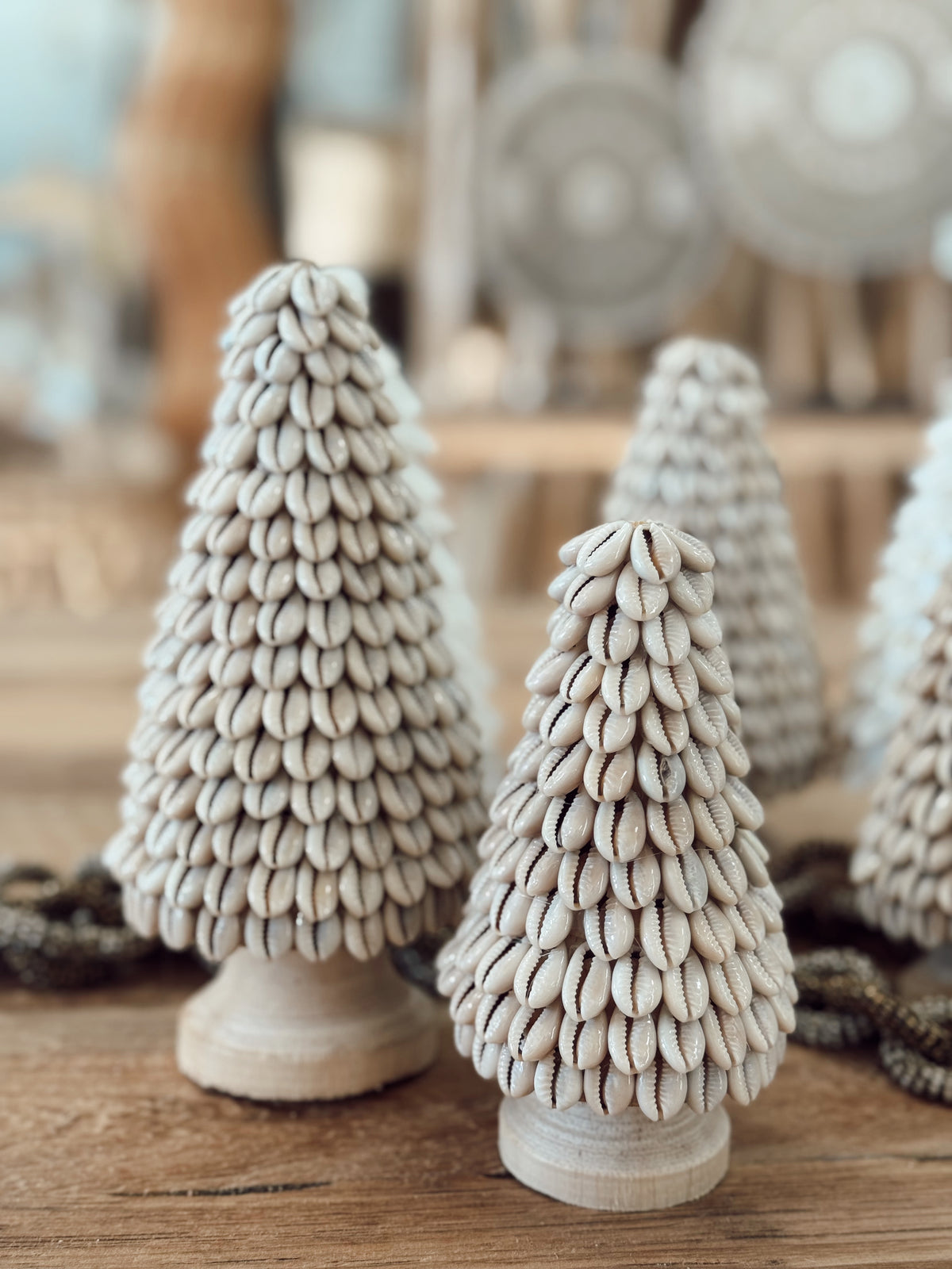 Sapin en coquillages – Déco artisanale de Noël