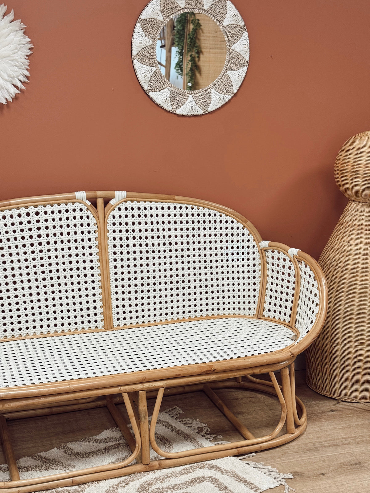 Banquette Solea en rotin