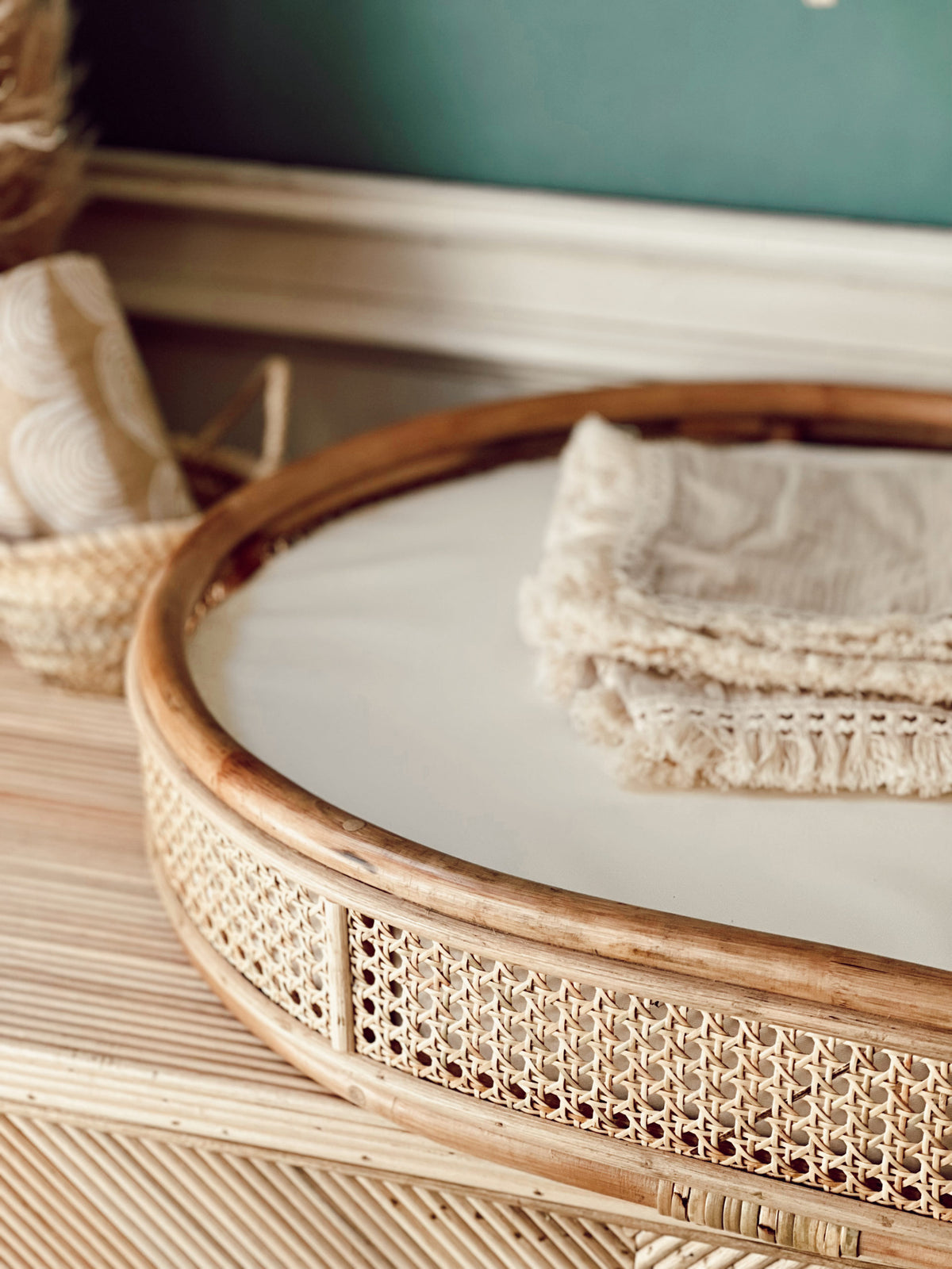 Nusa penida rattan changing basket