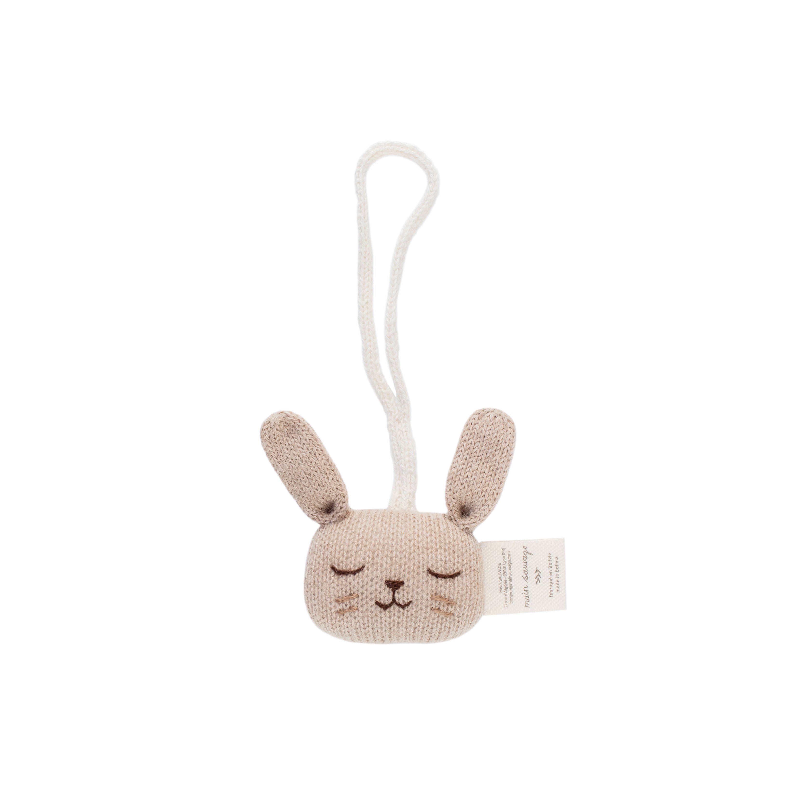 Rabbit hanging rattle
