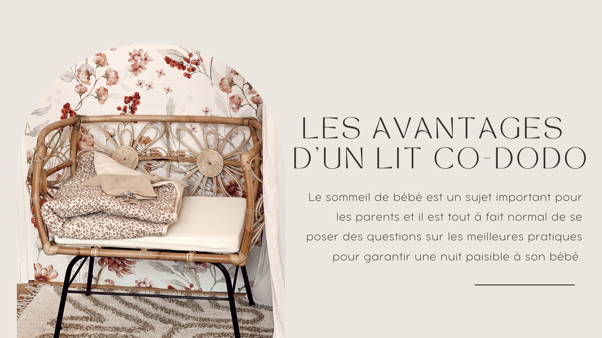 Les avantages d'un lit co-dodo | Terracotta Shop