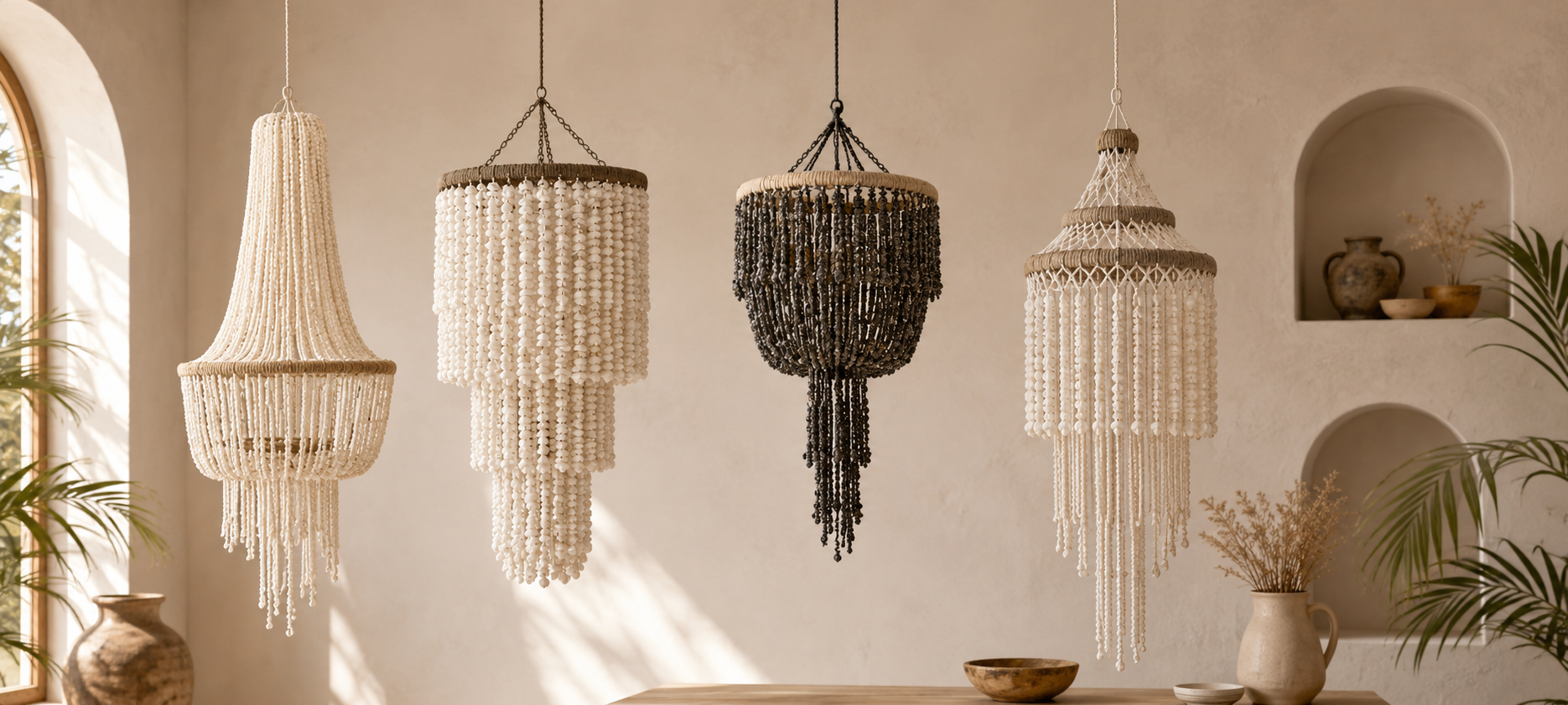 Luminaires coquillages