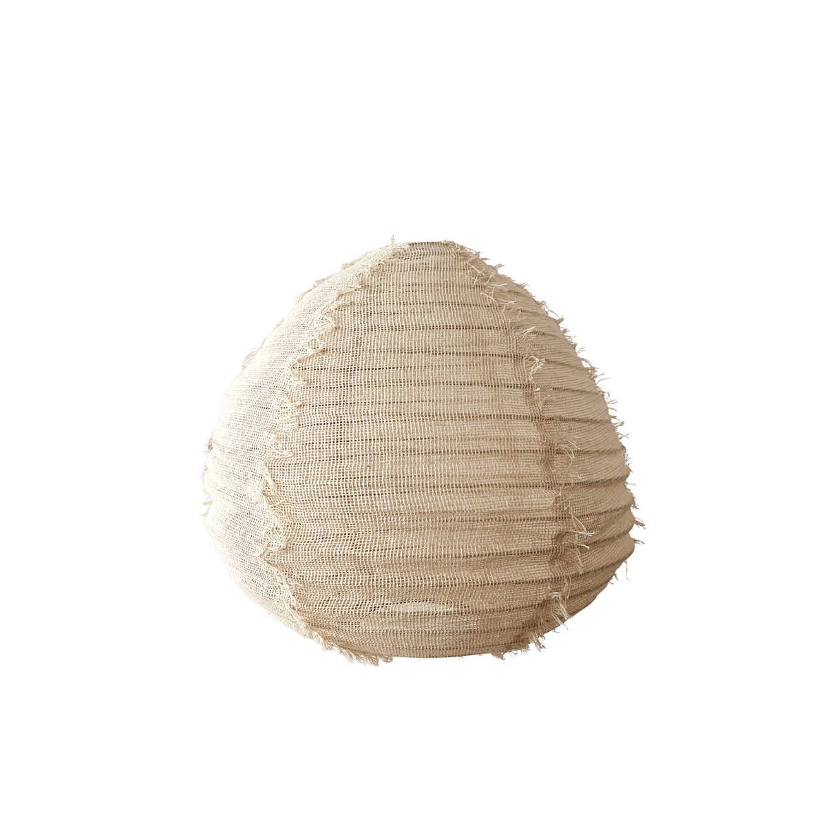 Wabi Sabi Natural linen hanging lamp