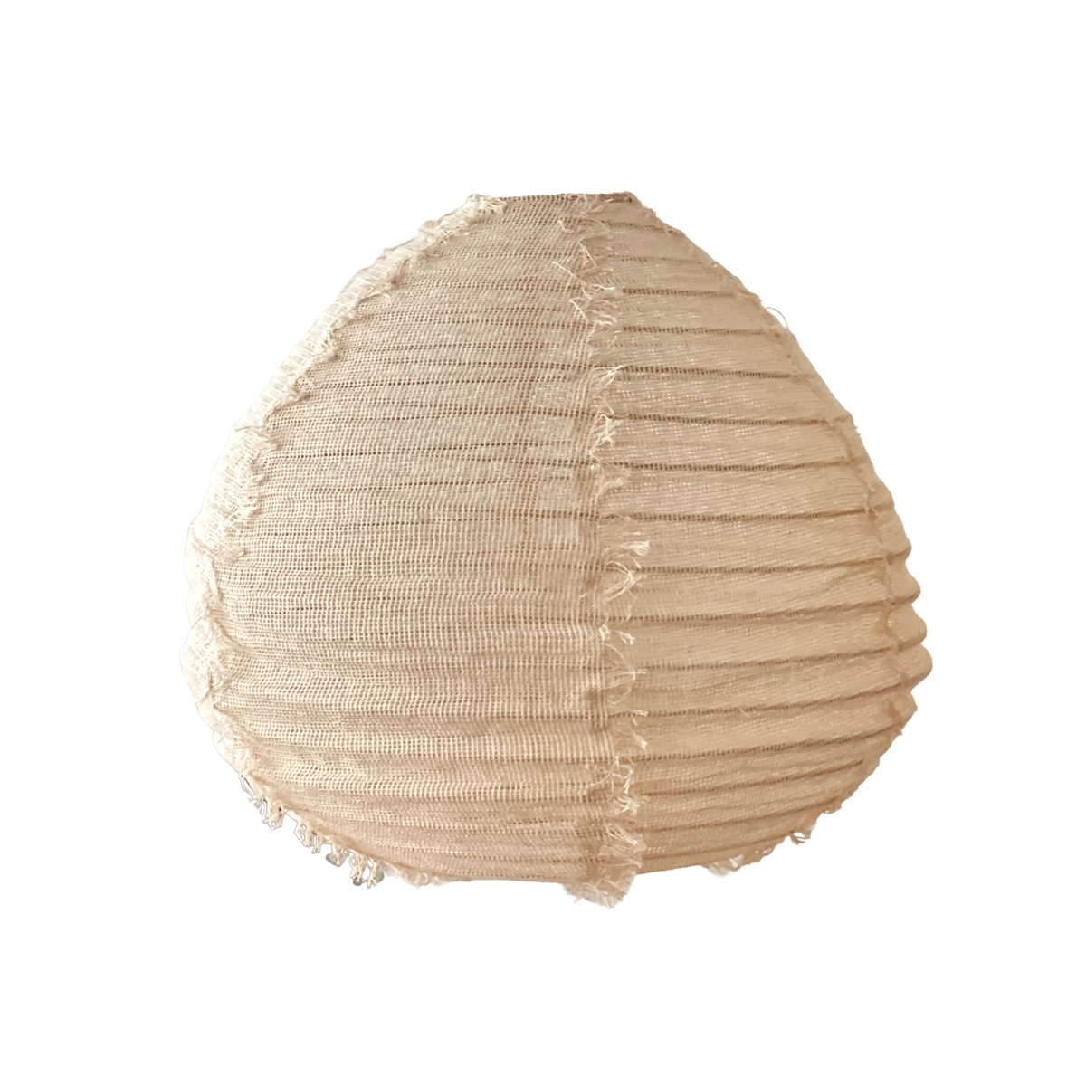 Wabi Sabi Natural linen hanging lamp