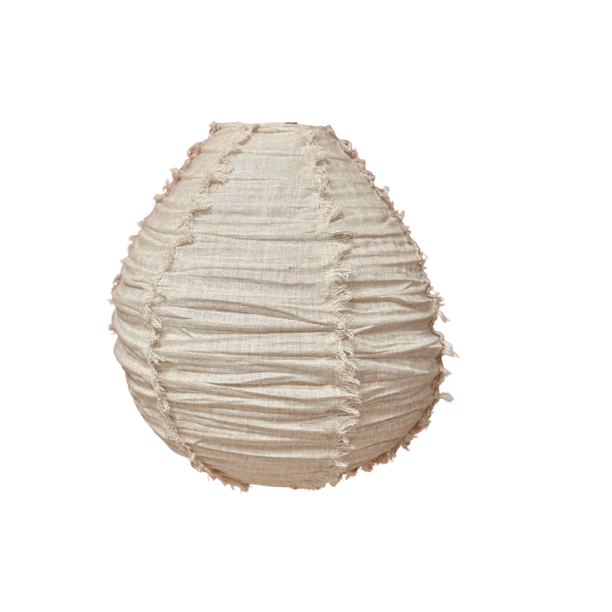 Linen hanging lamp Wabi Sabi Beige