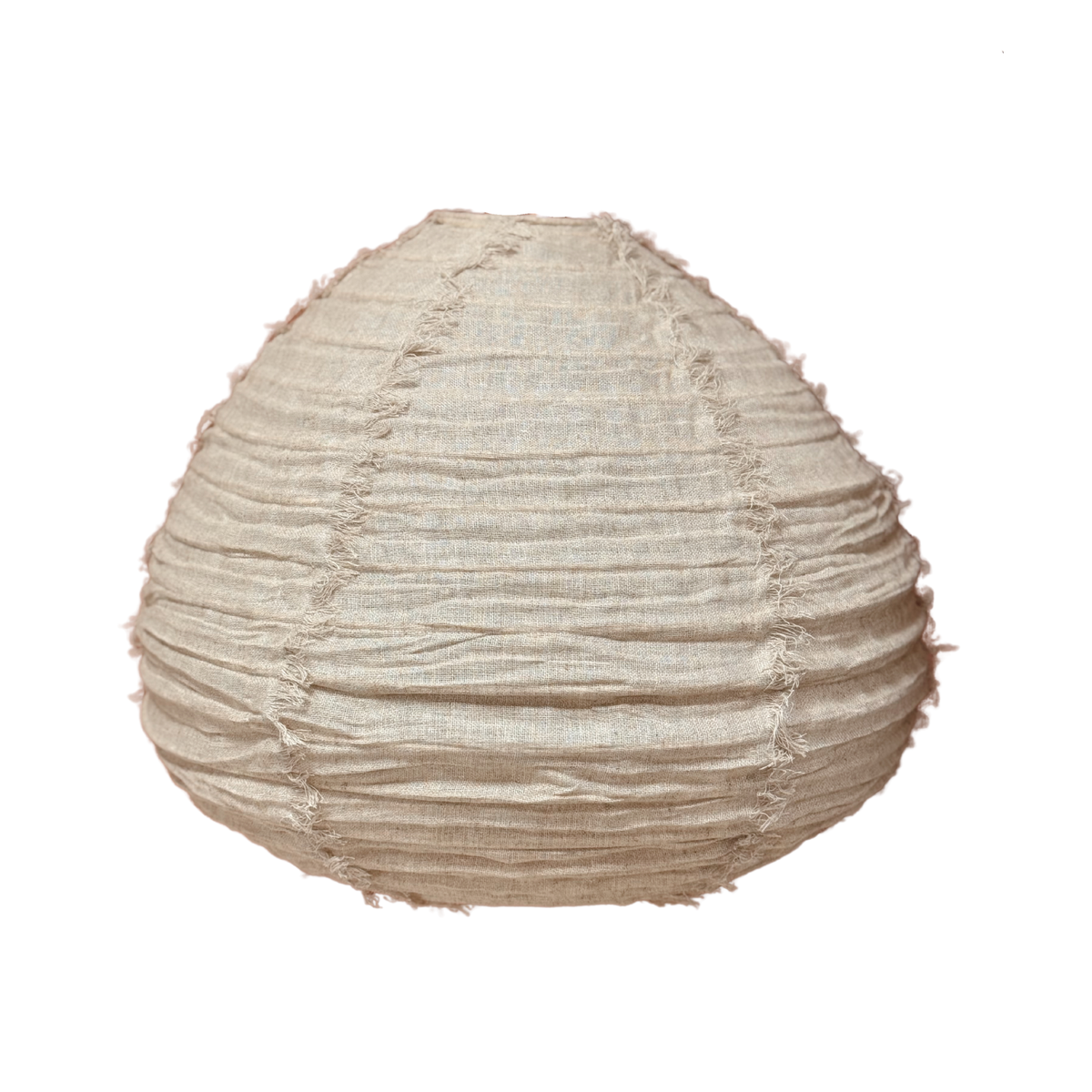Linen hanging lamp Wabi Sabi Beige