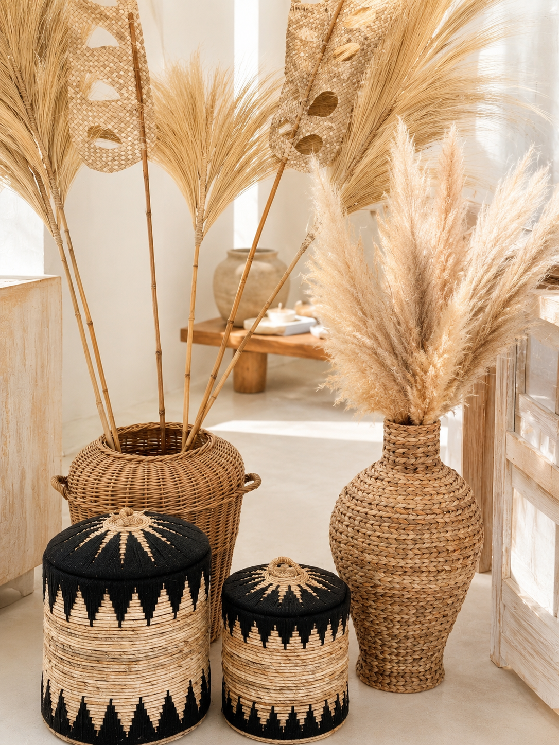 Panier avec couvercle
