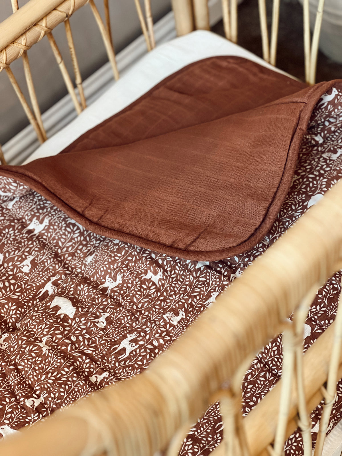 Couverture matelassée | woodland