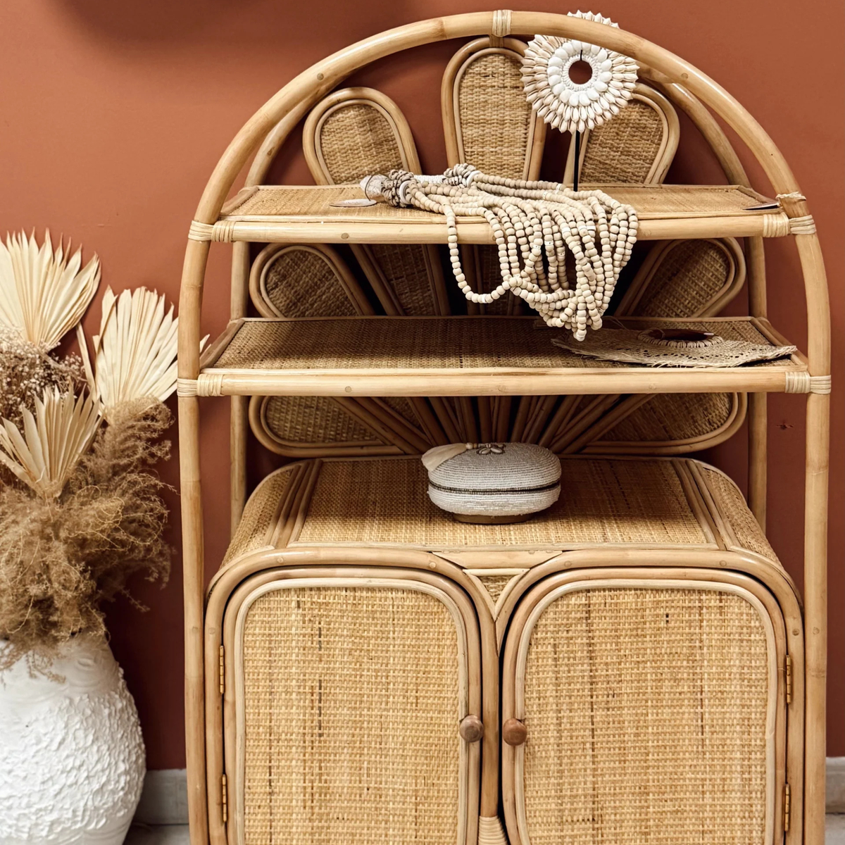 Cabinet en rotin Solal