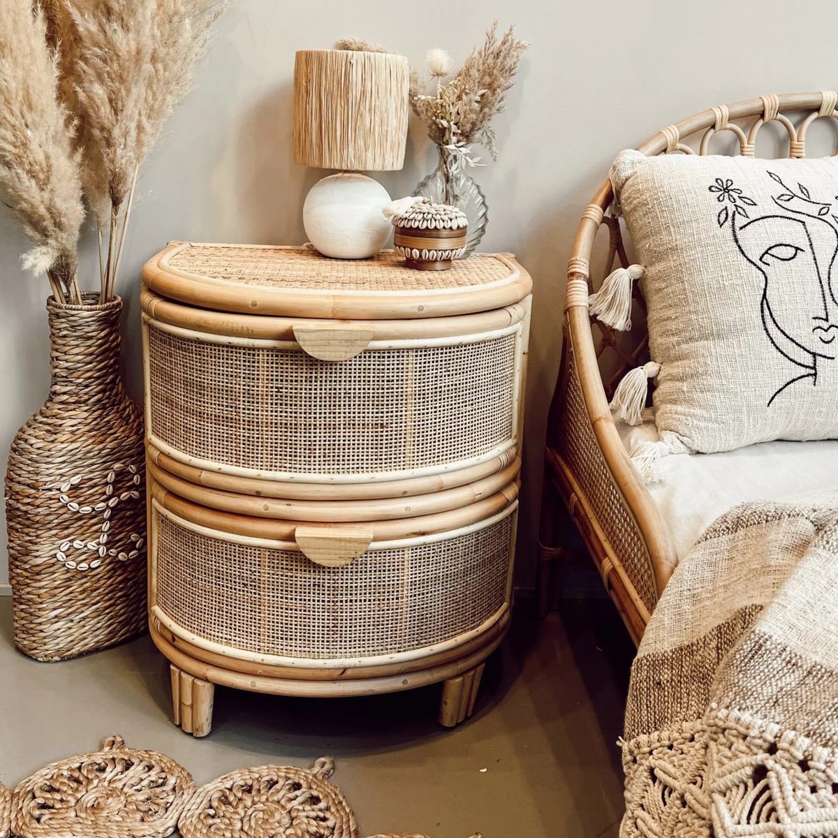 Luna Bedside Table