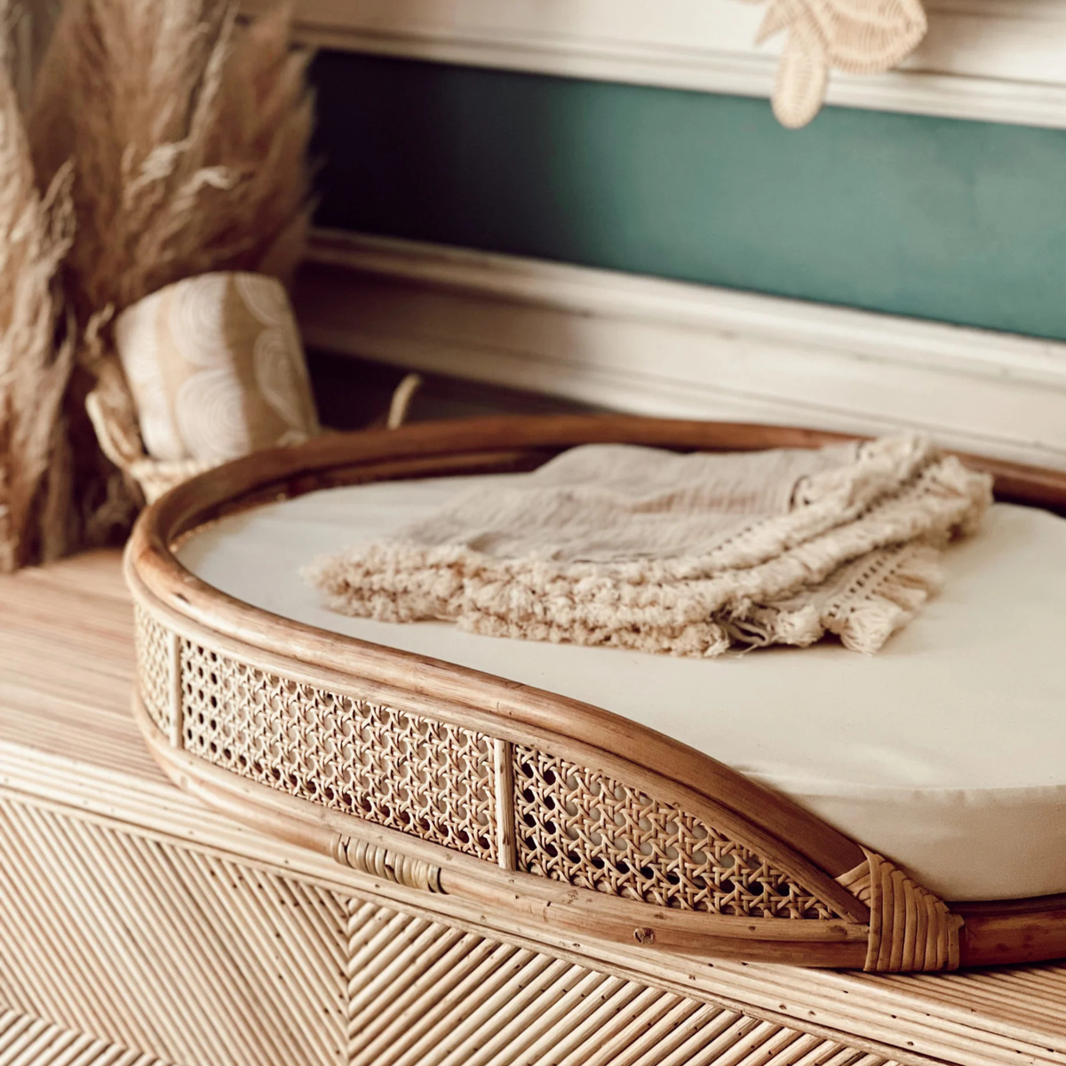 Nusa penida rattan changing basket