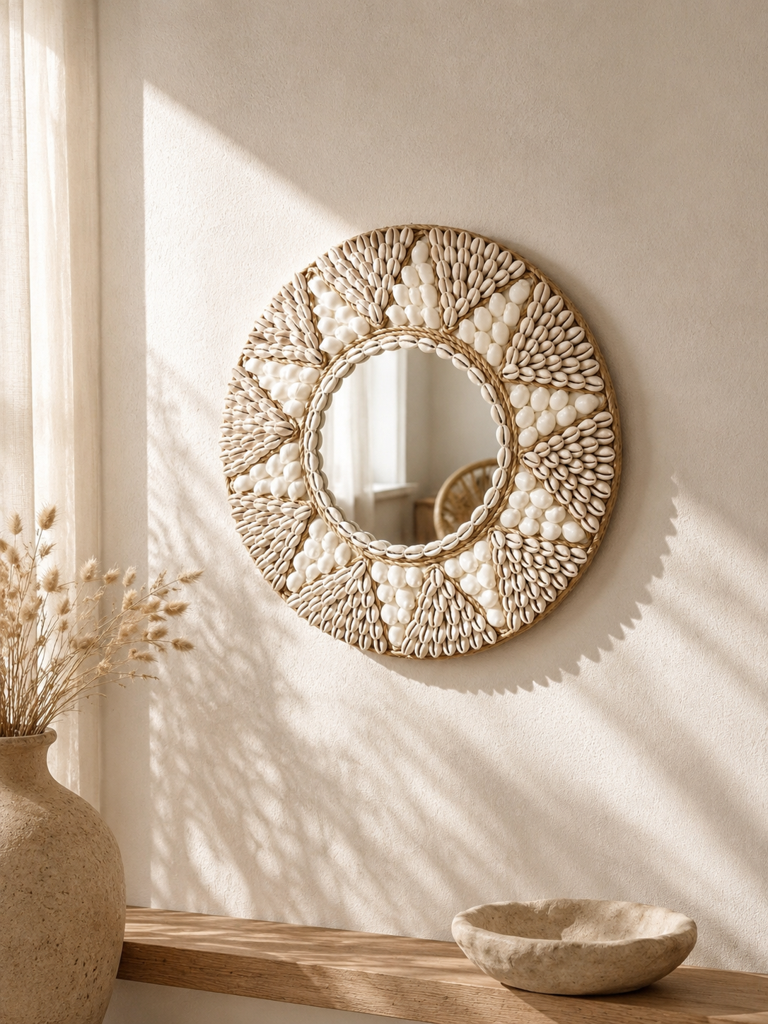 Miroir coquillage