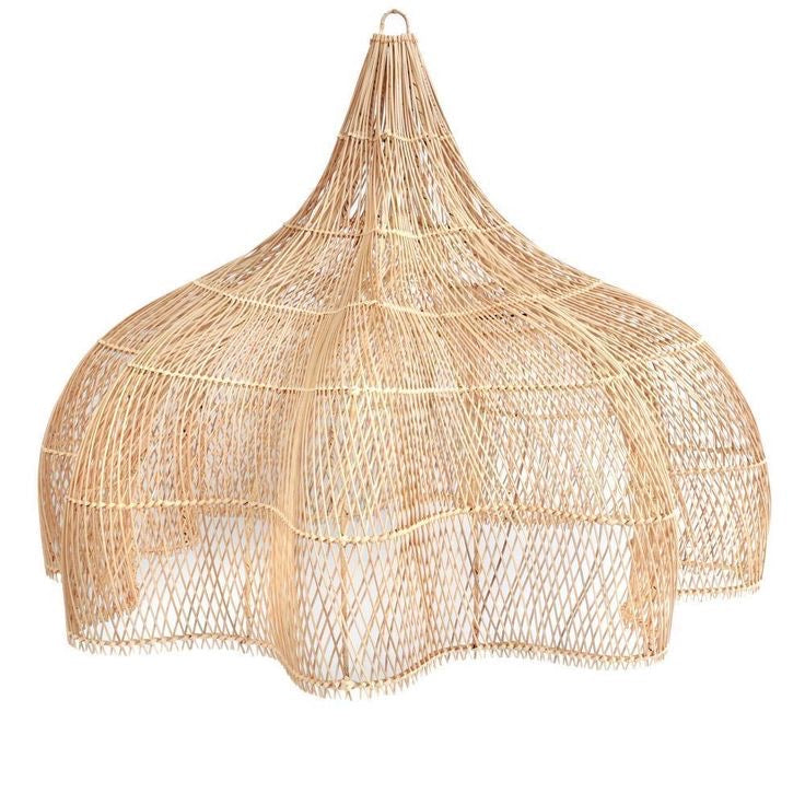 Suspension Wavy en rotin