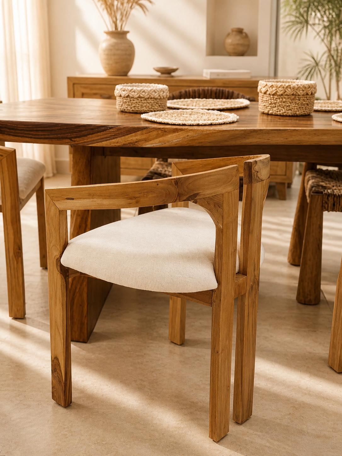 Fauteuil en bois Lengo