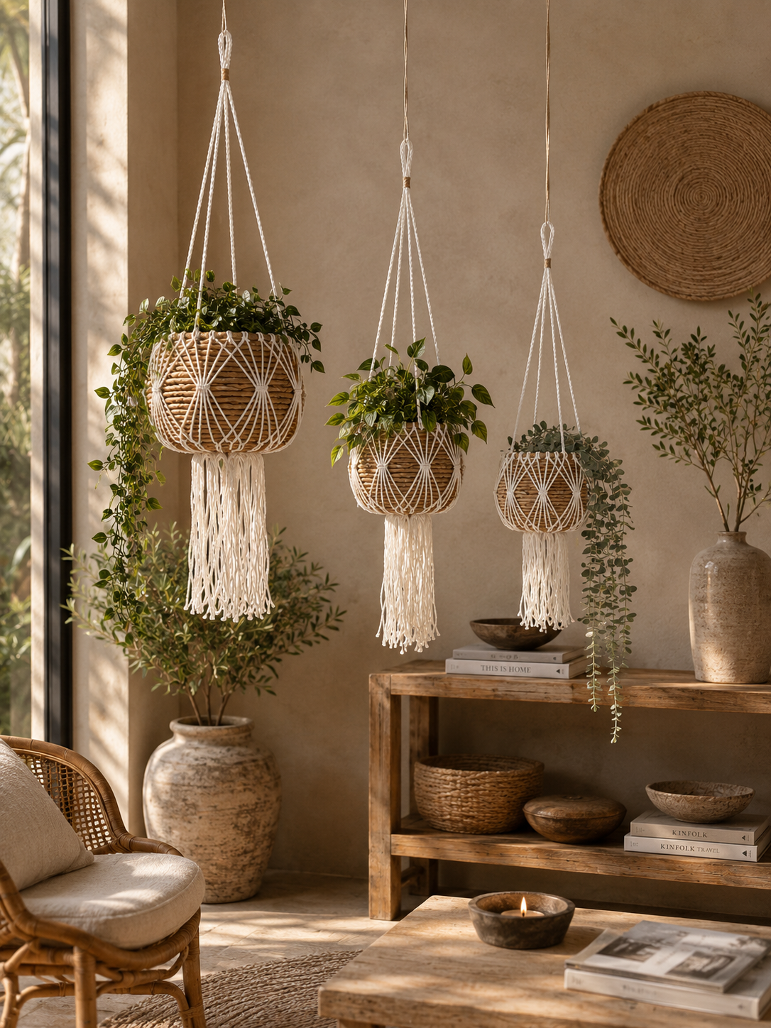 Suspension pour Plante en Macramé TALIA