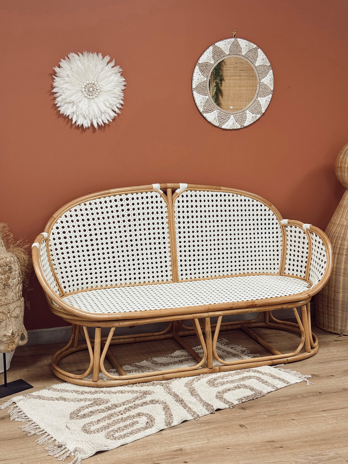 Banquette Solea en rotin