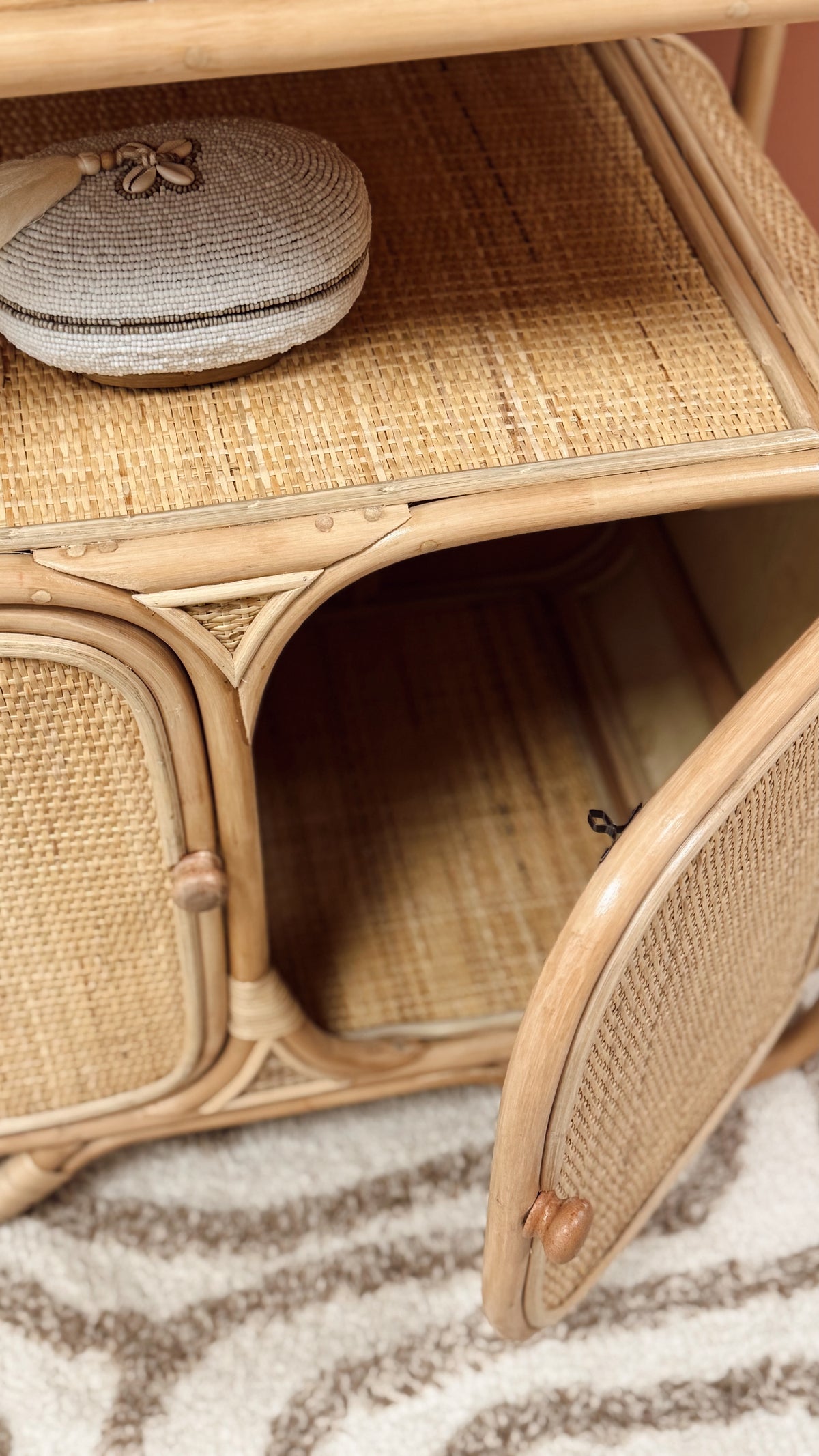 Cabinet en rotin Solal