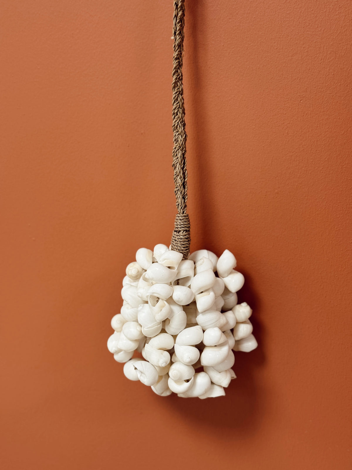 Suspensions murales en coquillages