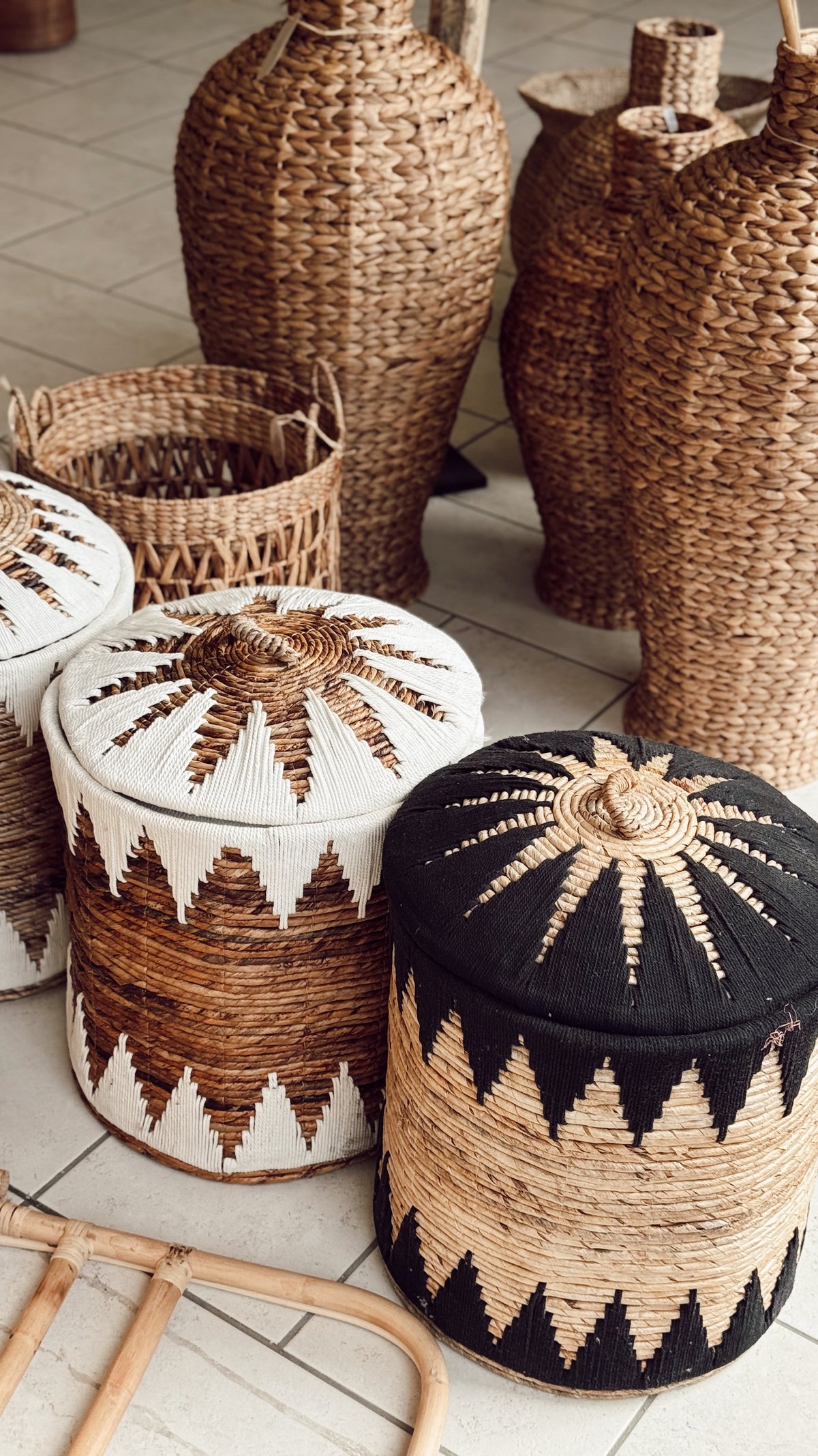 Panier avec couvercle