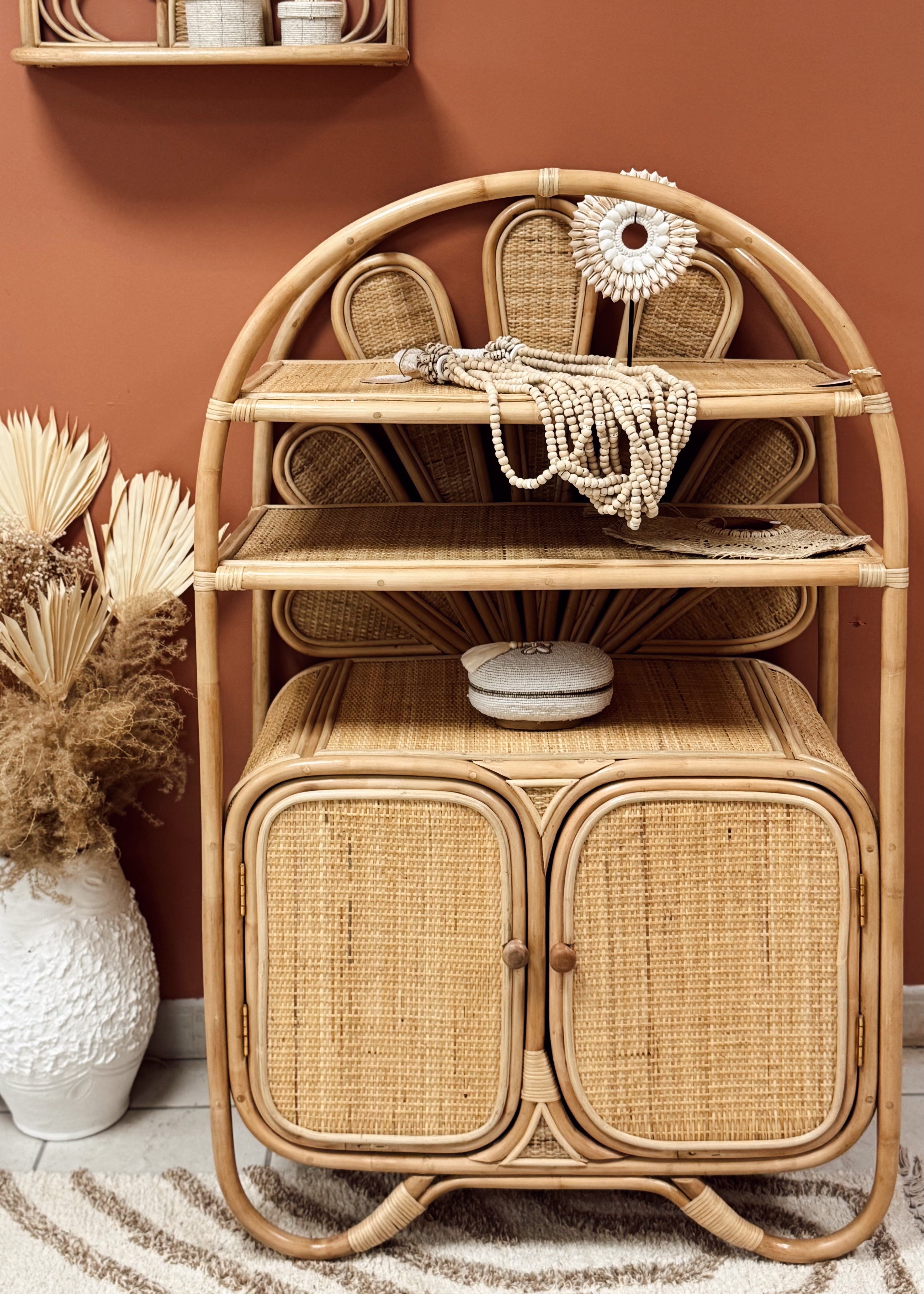 Cabinet en rotin Solal