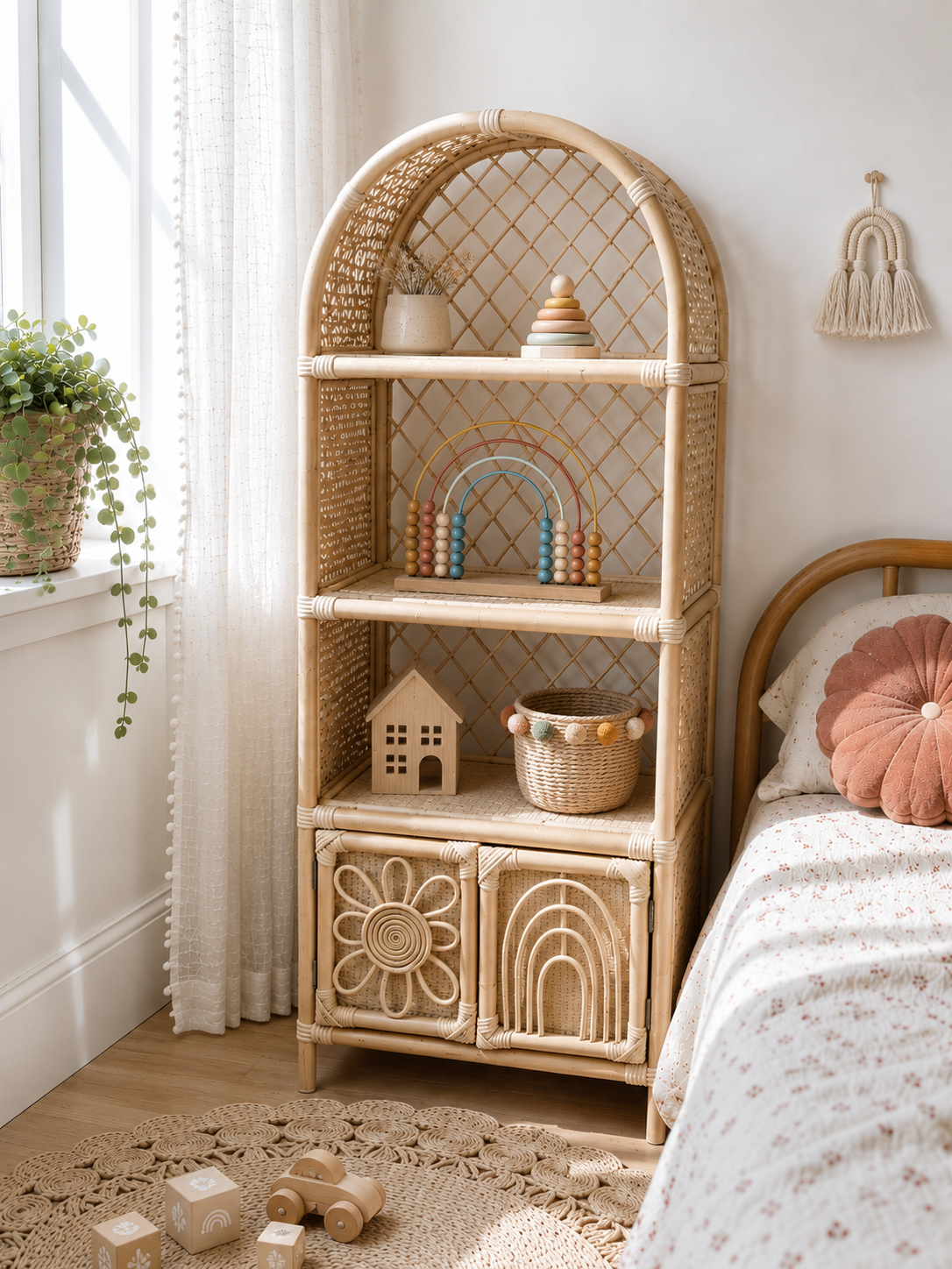 Cabinet en rotin sunshine