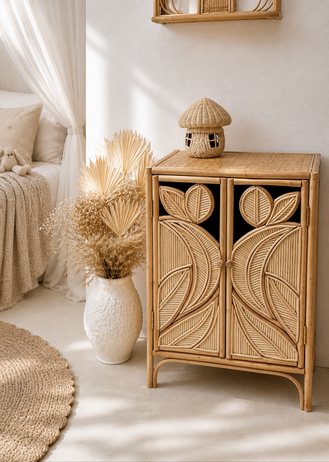 Cabinet en rotin June