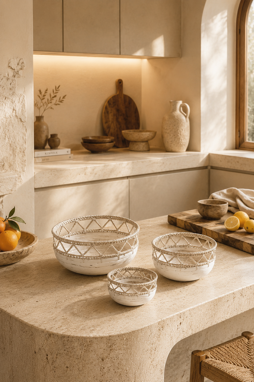 Coupelle décorative blanche