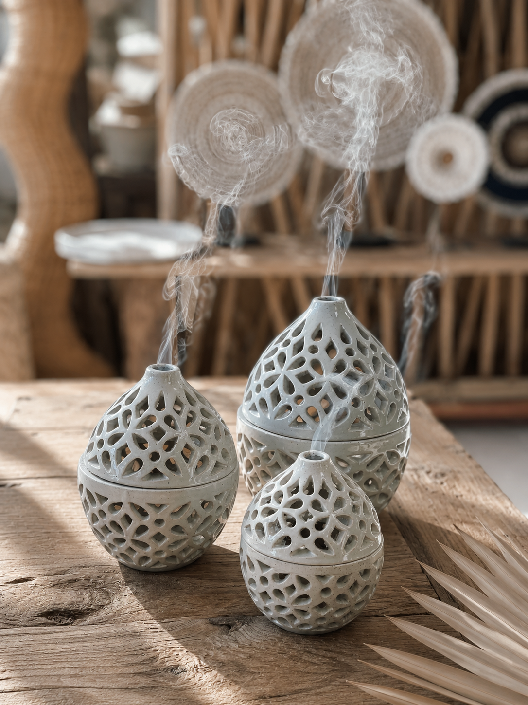 Diffuseur en céramique Blanc