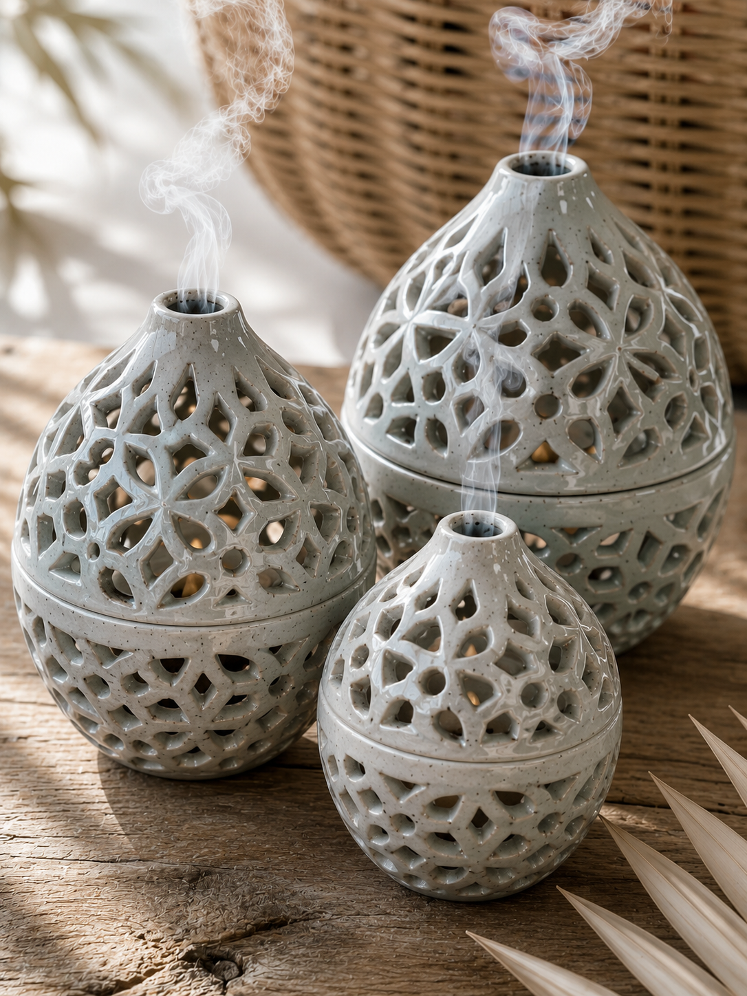 Diffuseur en céramique Blanc