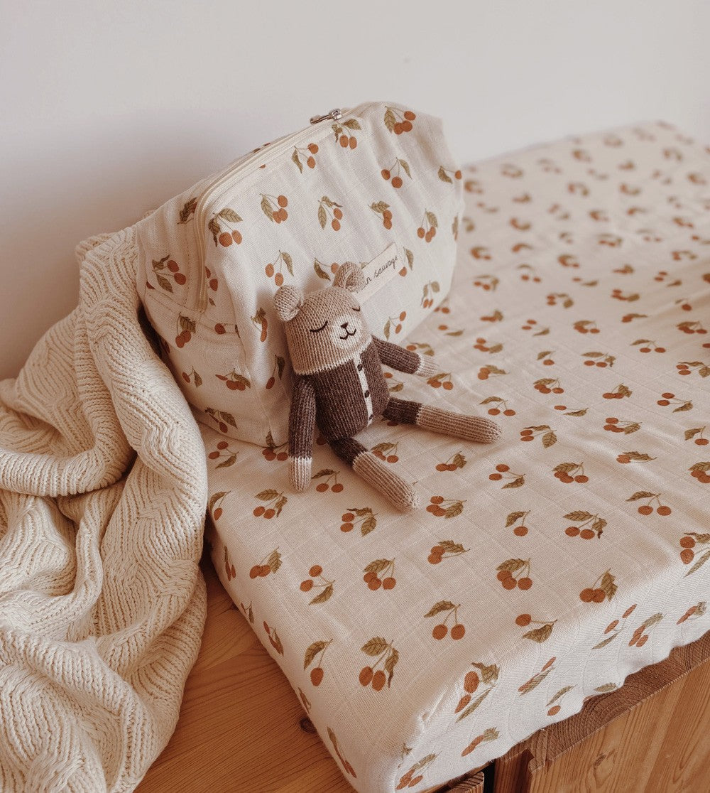 Housse de matelas à langer Cherry