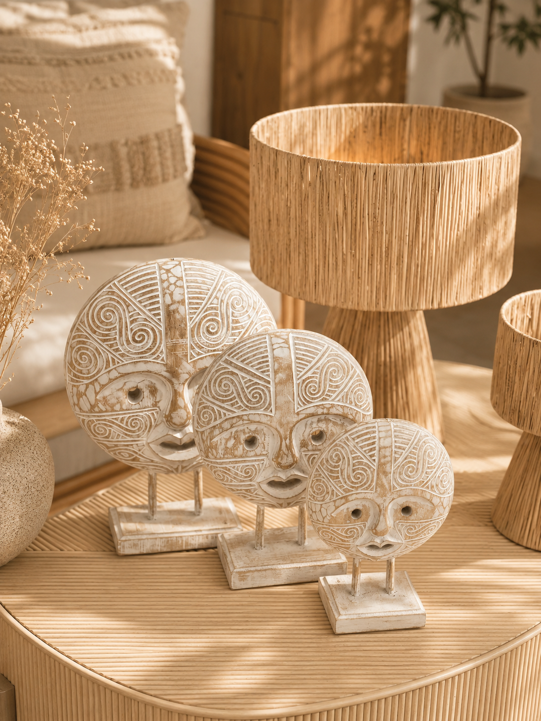 Statuettes tribales Ikat