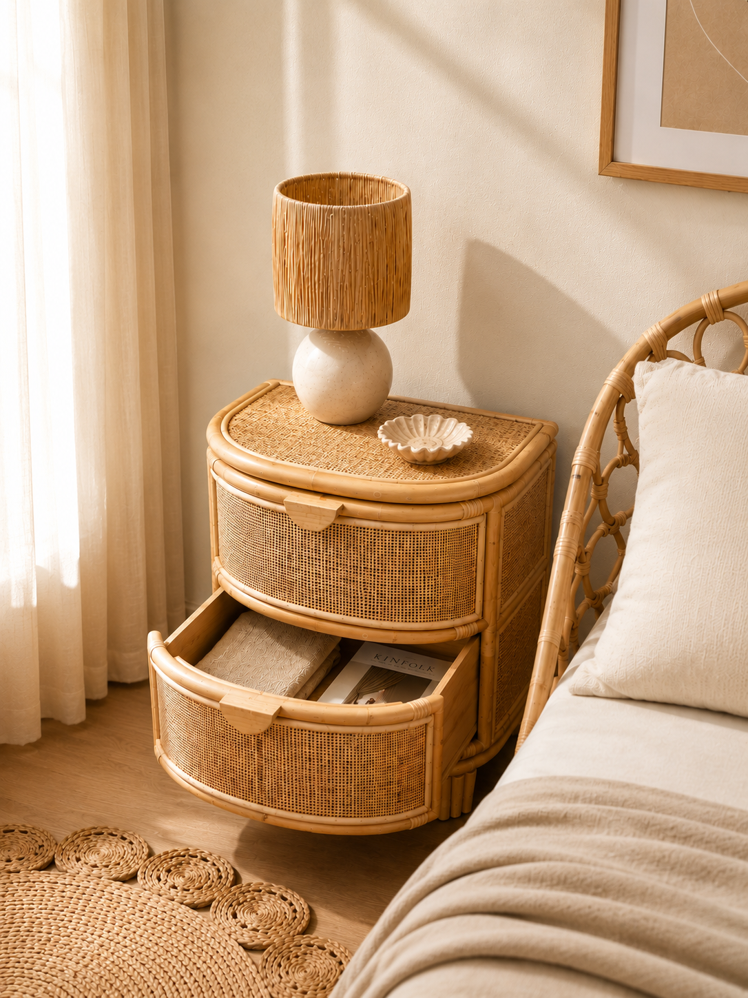 Luna Bedside Table