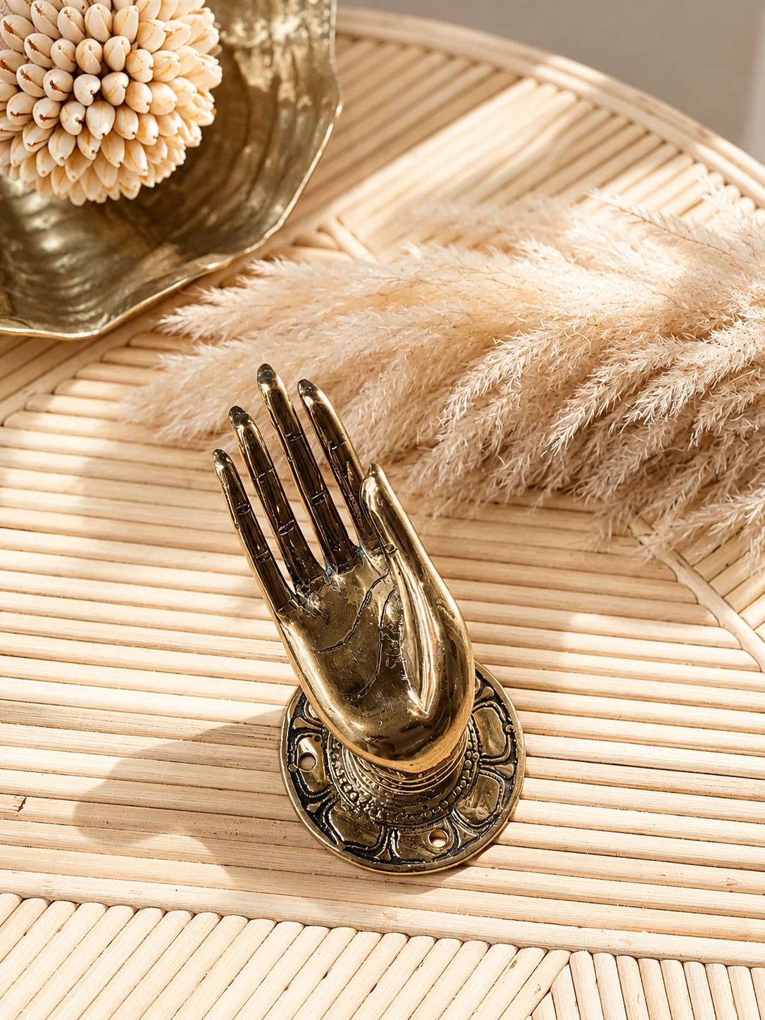 Main décorative en Bronze