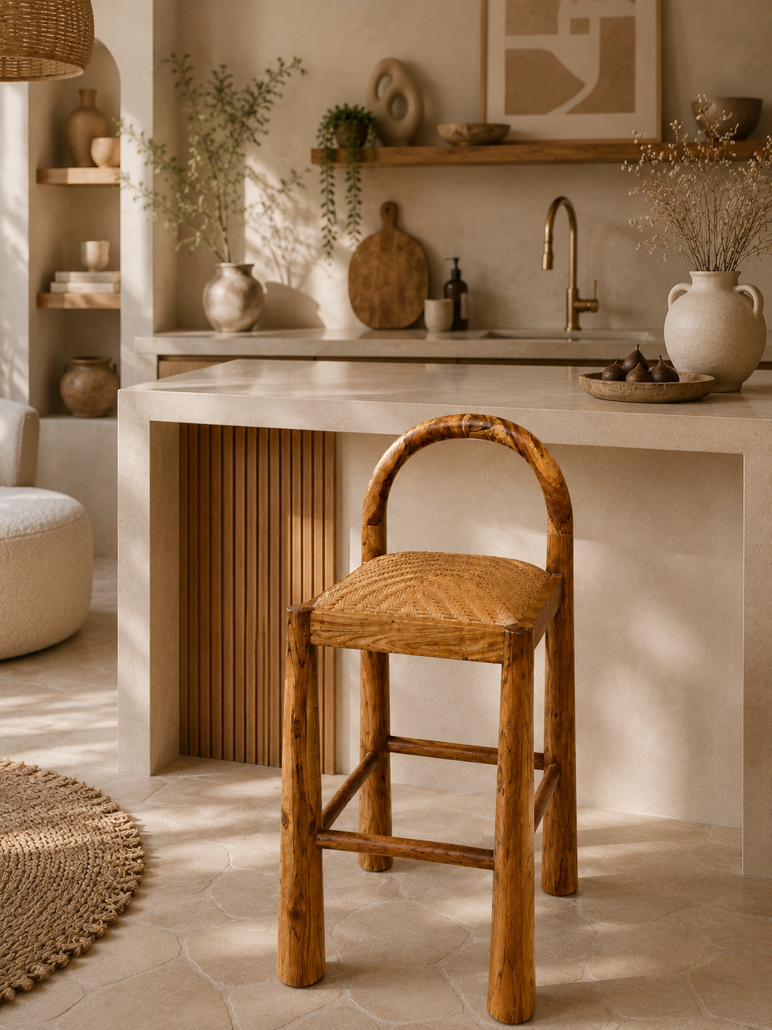 chaise haute en bois Tana