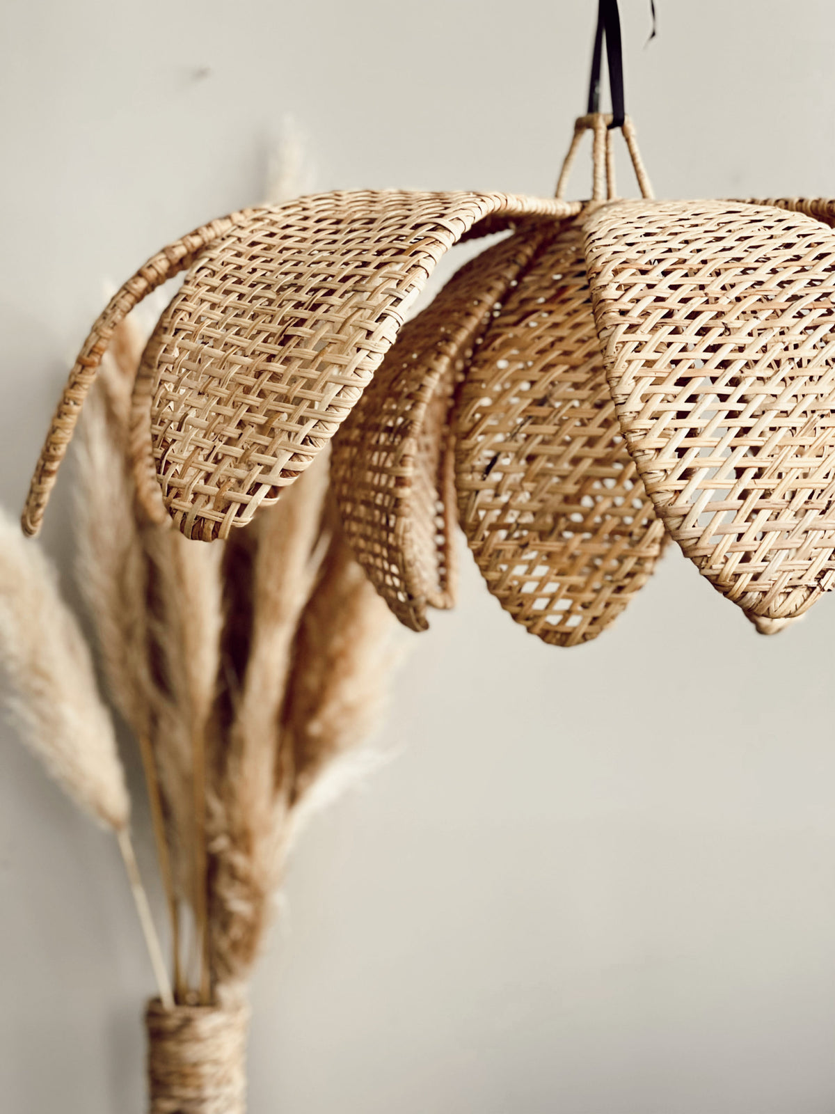 Sunflower Rattan Flower Pendant