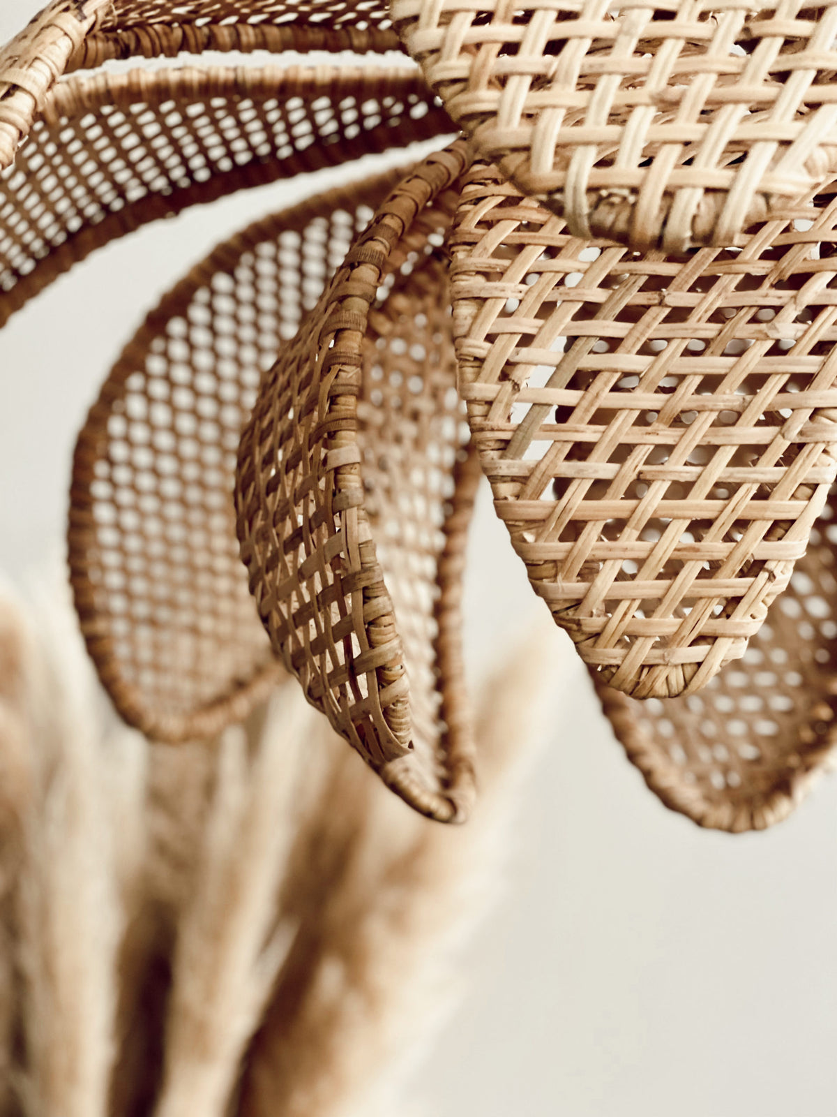 Sunflower Rattan Flower Pendant
