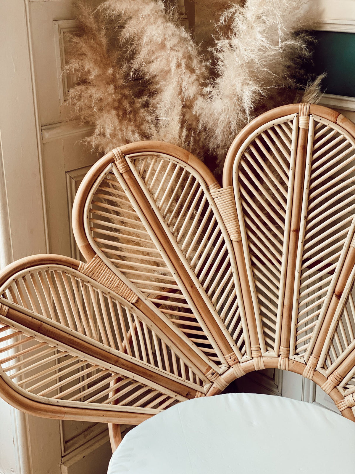 Fauteuil Flower en rotin