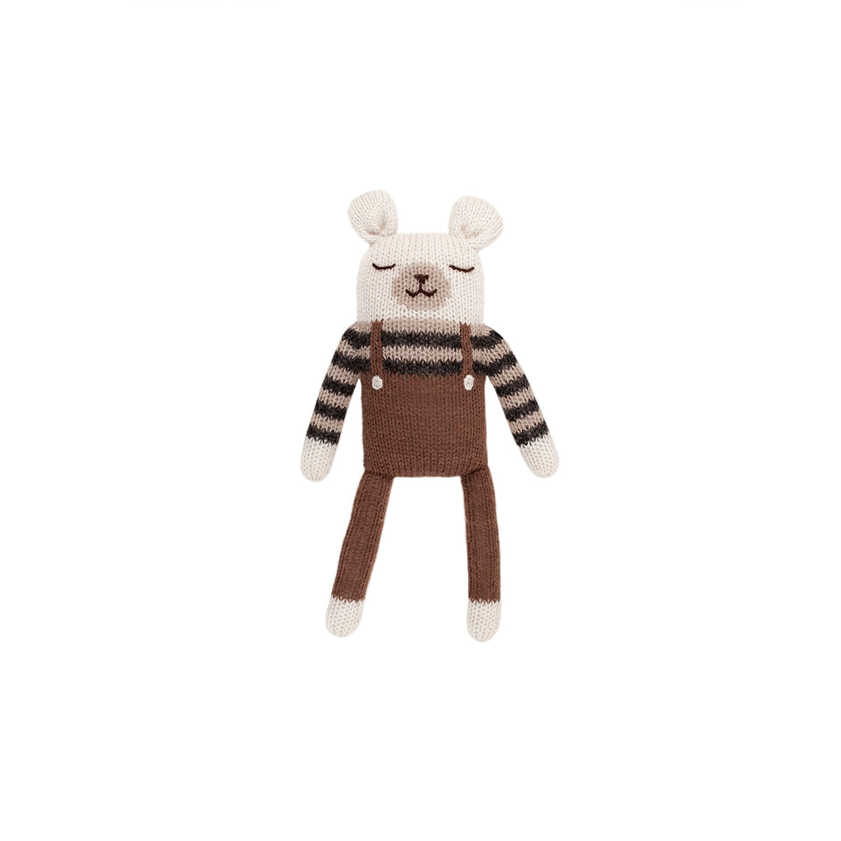 Doudou ours polaire | salopette noisette