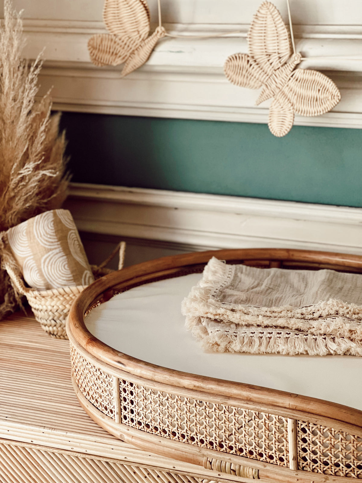 Nusa penida rattan changing basket
