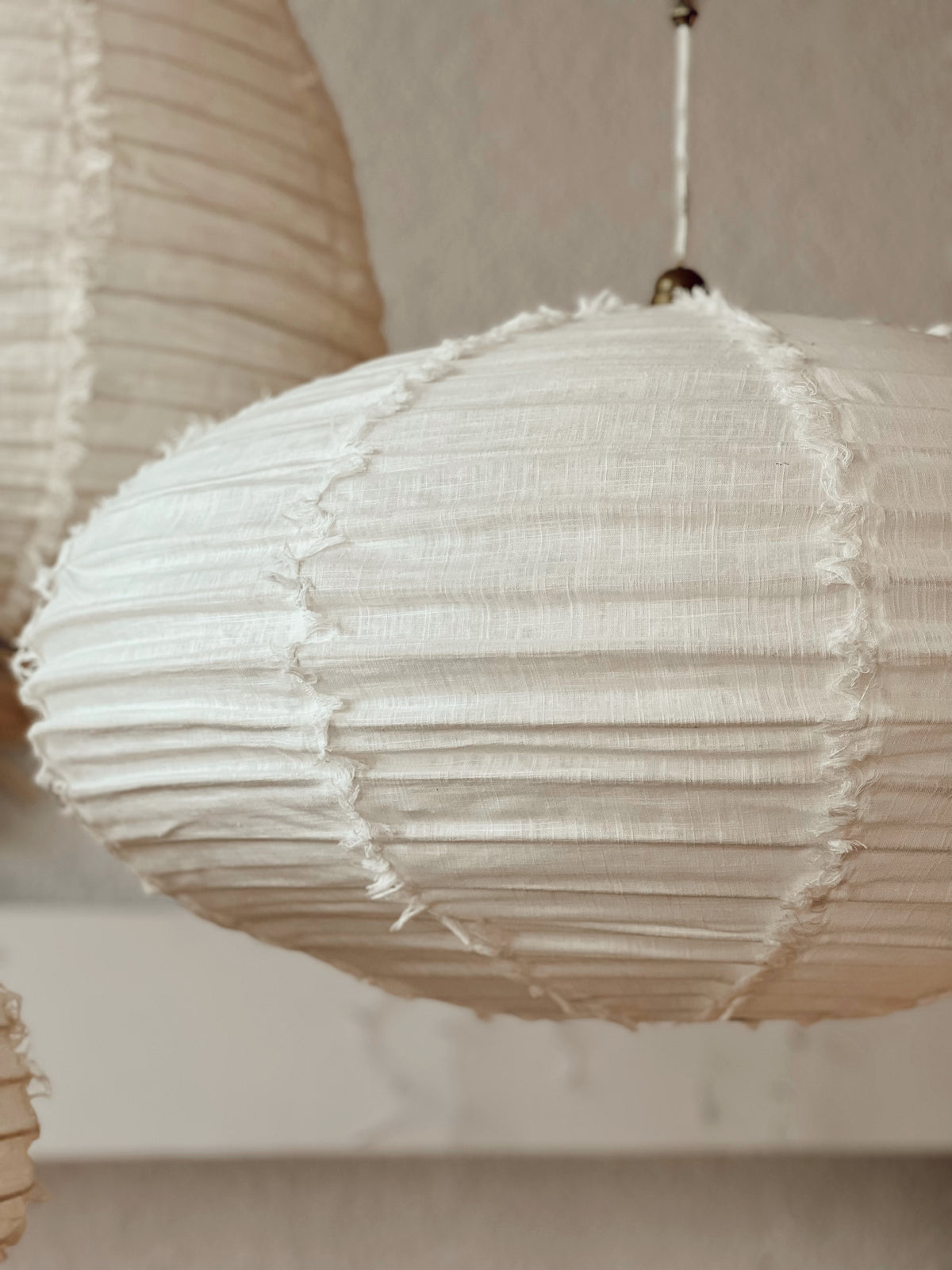 Suspension en lin Wabi Sabi Ovale